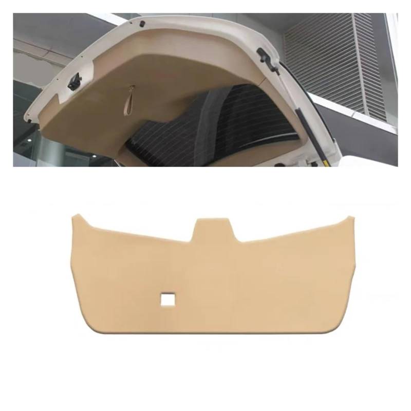 DWPTS Hinten Stamm Heckklappe Leder Protector Pad Abdeckung Kompatibel for Toyota Highlander 2009-2022 Innen Modifikation Zubehör(09-14 beige) von DWPTS