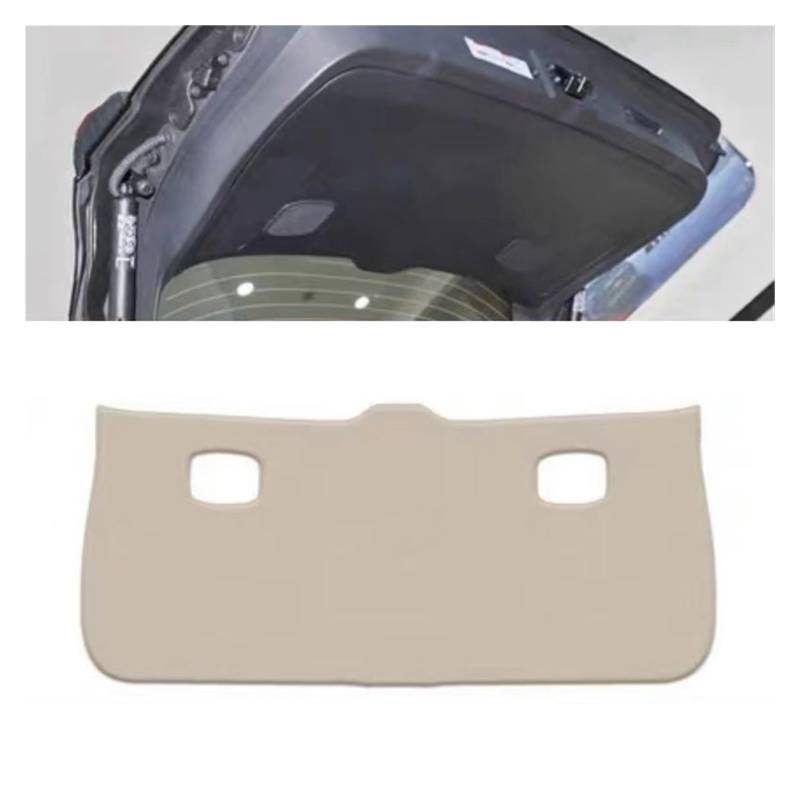 DWPTS Hinten Stamm Heckklappe Leder Protector Pad Abdeckung Kompatibel for Toyota Highlander 2009-2022 Innen Modifikation Zubehör(2022-beige Audio) von DWPTS