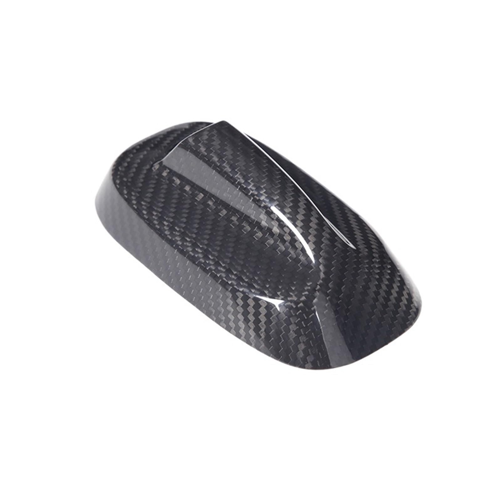 DWPTS Kompatibel for BMW Mini Cooper F55 F56 R55 R56 Real Carbon Fiber Auto Außenverkleidung Antenne Dekoration Abdeckung Aufkleber Auto Styling Zubehör(F55 F56) von DWPTS