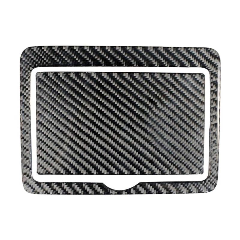 DWPTS Kompatibel for Infiniti Q50 Zubehör Carbon Fiber Zurück entwässerung Cup Rack Panel Automotive innen Trim Aufkleber Automobil modellierung von DWPTS