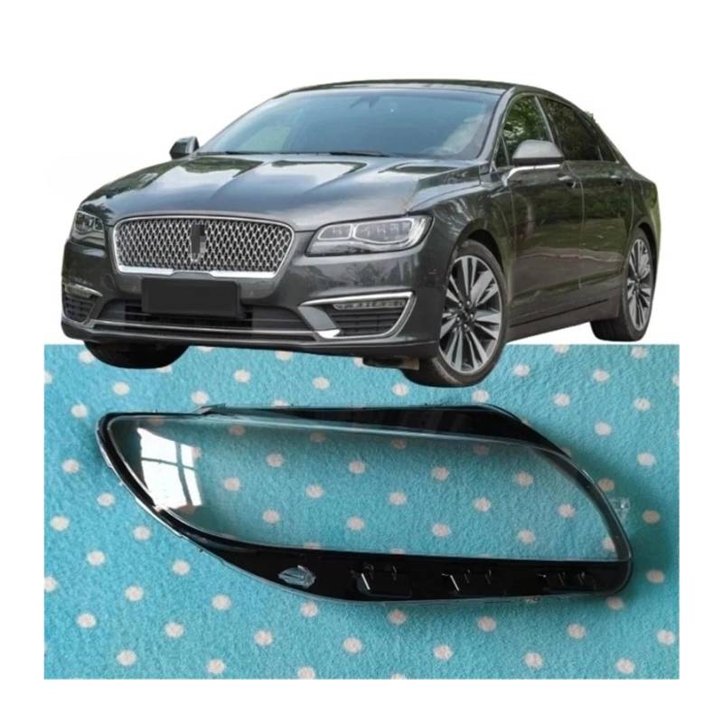 DWPTS Kompatibel for Lincoln MKZ 2017 2018 2019 2020 2021 Auto-Scheinwerfer-Abdeckung, Scheinwerfer-Glaslinse, Lampenschale, Maskengehäuse, transparenter Lampenschirm(Left Side) von DWPTS