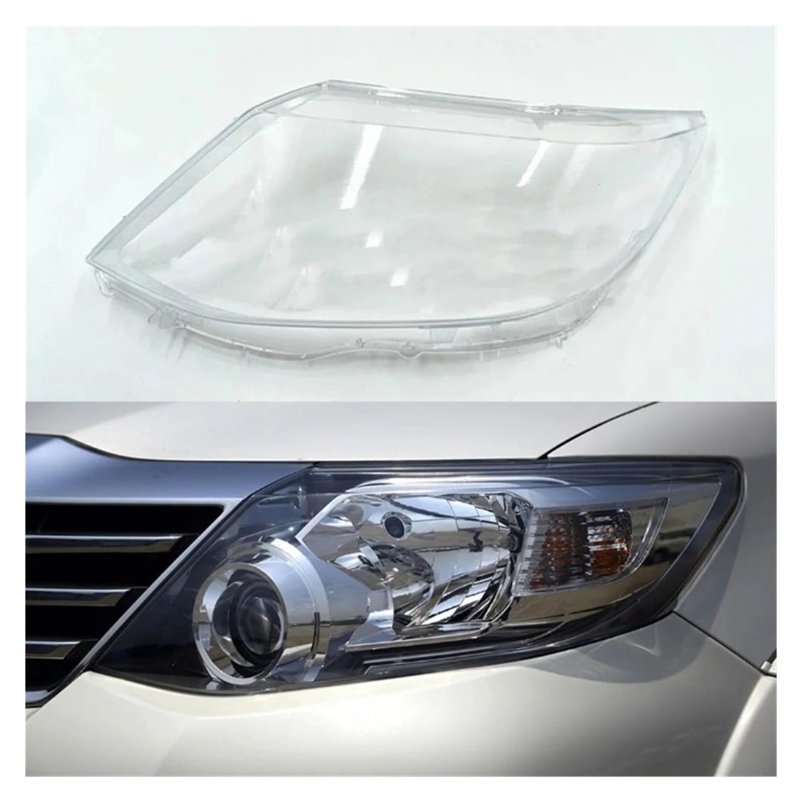 DWPTS Kompatibel for Toyota Fortuner 2013~2015 Auto Front Scheinwerfer Objektiv Abdeckung Auto Shell Scheinwerfer Lampenschirm Glas Lampcover Kopf Lampe licht Abdeckung(Left) von DWPTS