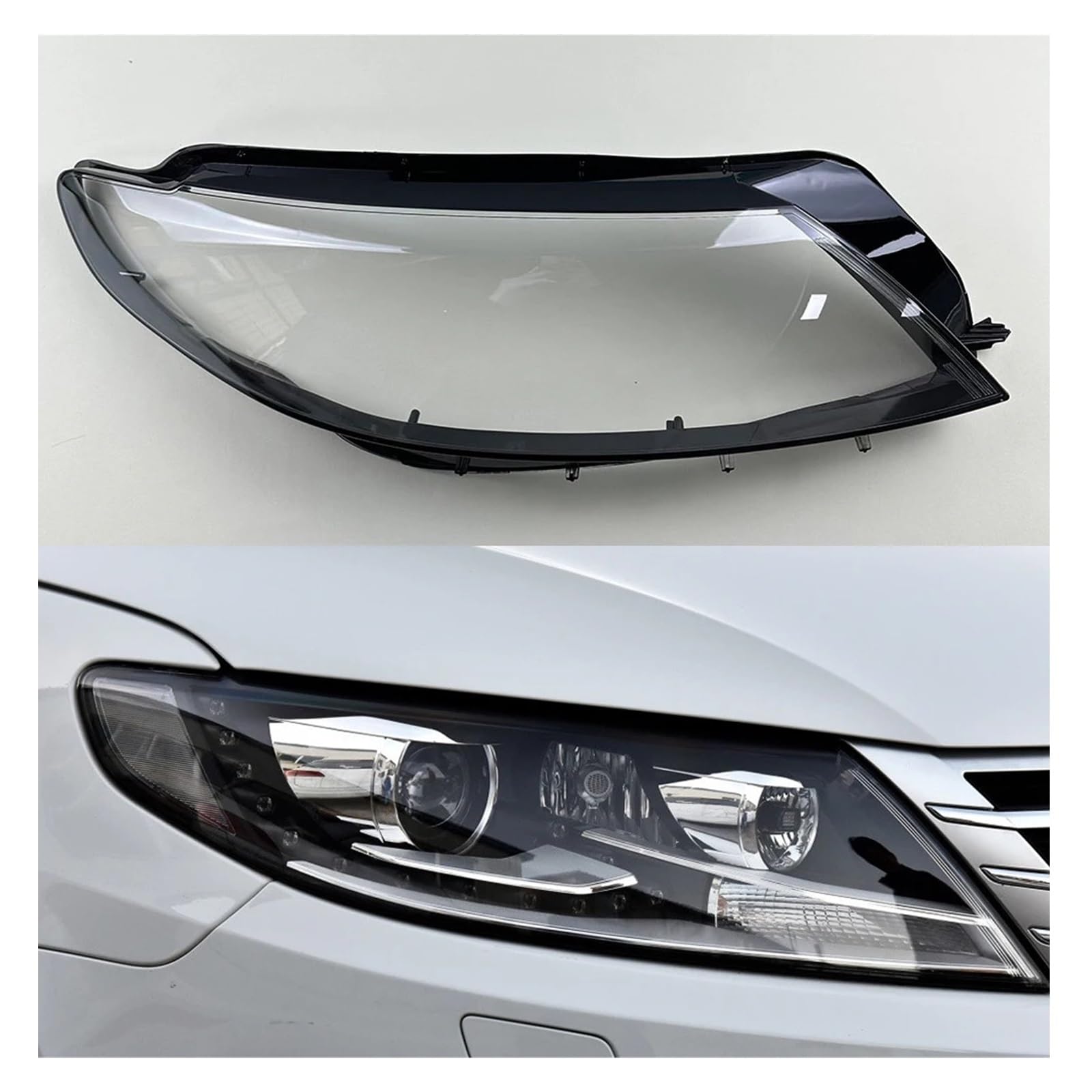 DWPTS Kompatibel for VW Passat CC 2013~2018 Auto Scheinwerfer Abdeckung Objektiv Glas Shell Scheinwerfer Transparent Lampenschirm Auto Licht Lampe Fall(Right Side) von DWPTS