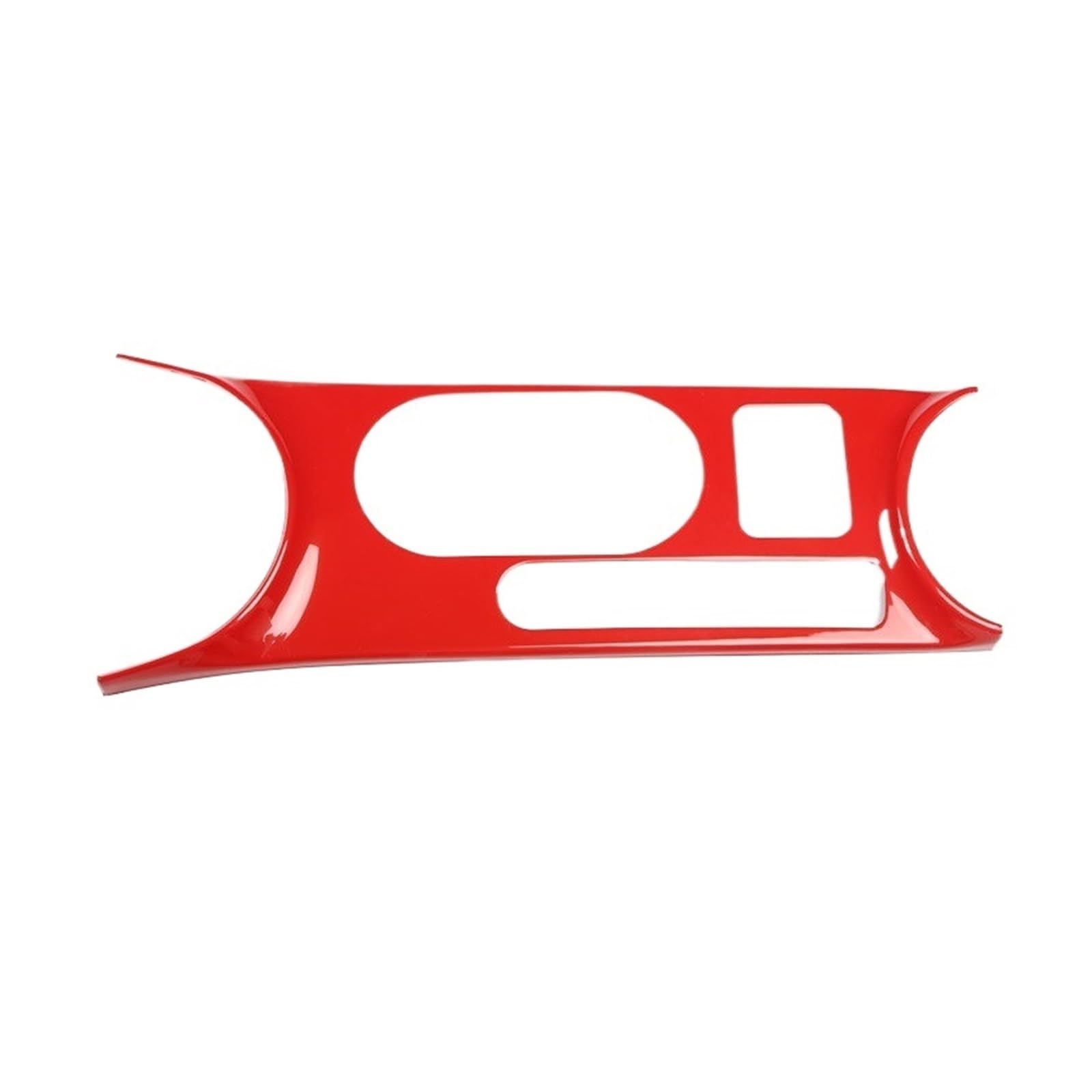 DWPTS Rot Gelb Carbon Gedruckt Kompatibel for VW Käfer 2012 2013 2014 2015 2016 2017 2018 2019 Getränkehalter Panel Aufkleber Abdeckung Trim(Red) von DWPTS