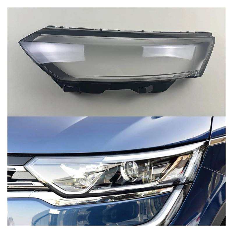 DWPTS Scheinwerfer Abdeckung Transparent Schatten Lampe Scheinwerfer Shell Objektiv Auto Ersatzteile Kompatibel for Renault Koleos 2017 2018 2019(Left) von DWPTS