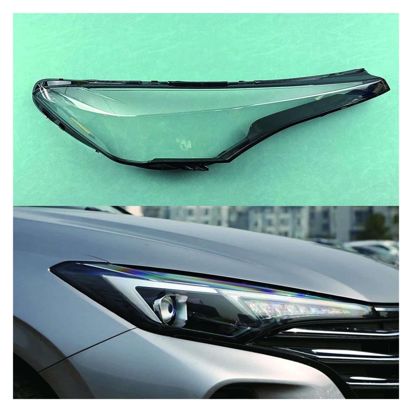 DWPTS Scheinwerfer Abdeckung Transparent Scheinwerfer Lampe Shell Objektiv Lampenschirm Kompatibel for ChangAn Eado Plus 2020 2021(Right) von DWPTS