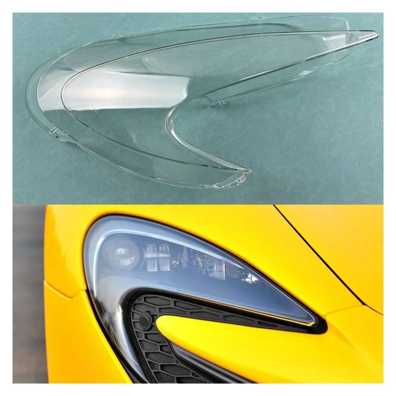 DWPTS Scheinwerfer Transparente Abdeckung Lampe Schatten Scheinwerfer Shell Objektiv Lampenschirm Kompatibel for Mclaren P1 650S(Right) von DWPTS