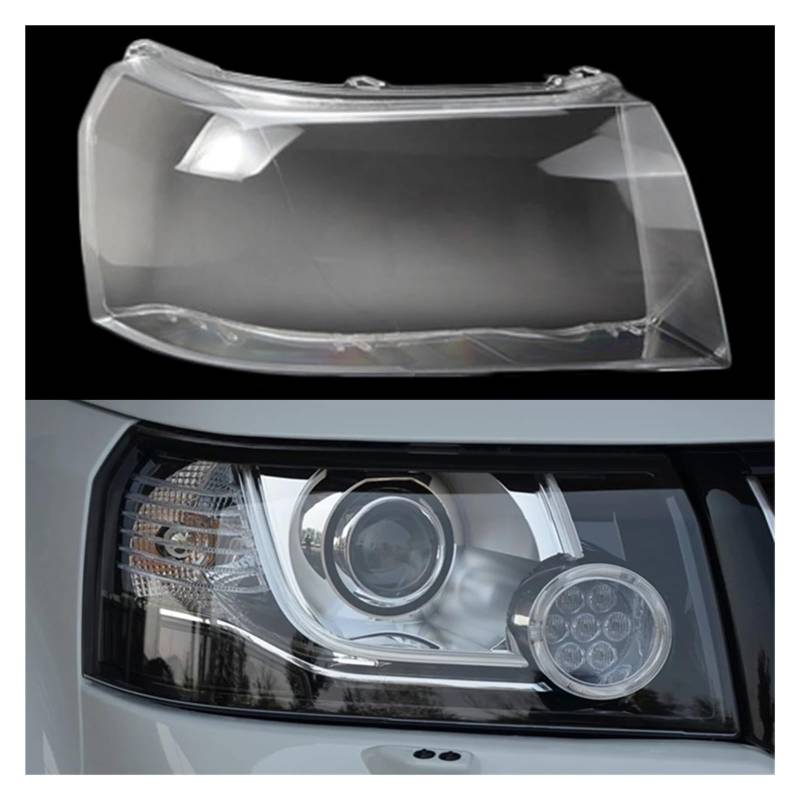 DWPTS Scheinwerfergehäuse, kompatibel mit Land Rover Freelander 2 2013 2014 2015, Auto-Frontglas-Objektivkappen, Scheinwerfer-Abdeckung, Auto-Licht-Lampenschirm-Shell(Right) von DWPTS