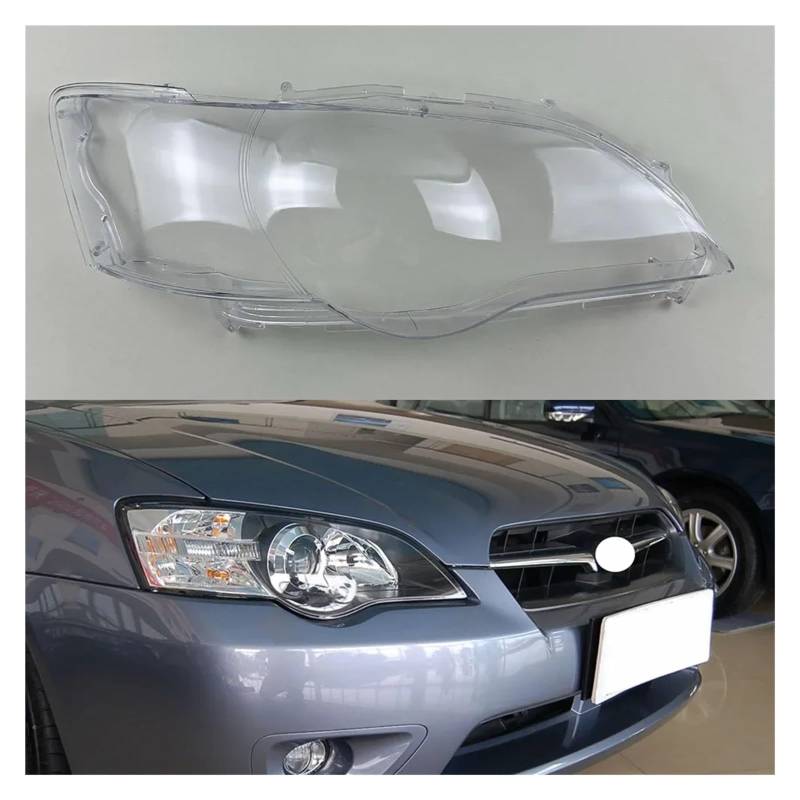 DWPTS Transparente Lampenschirm-Linsen-Scheinwerferabdeckung, Frontscheinwerfer-Shell-Lampenschirm, kompatibel for Subaru Legacy 2003 2004 2005(1PCS Right Side) von DWPTS