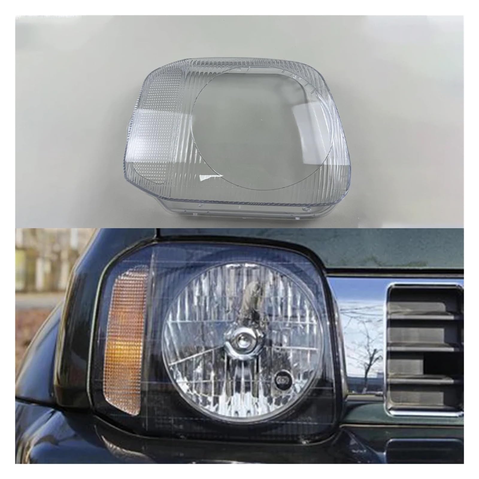 DWPTS Transparente Scheinwerferschale Lampenmaske Lampenschirm Scheinwerferabdeckung Lampenschirm kompatibel for Suzuki Jimny 2007–2016(Right) von DWPTS