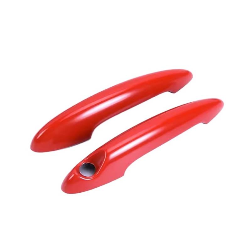 DWPTS Türgriff-Abdeckungsaufkleber kompatibel for Mini Cooper R50 R52 R53 2 Teile/Satz Auto-Styling-Zubehör(Red,Back Door) von DWPTS