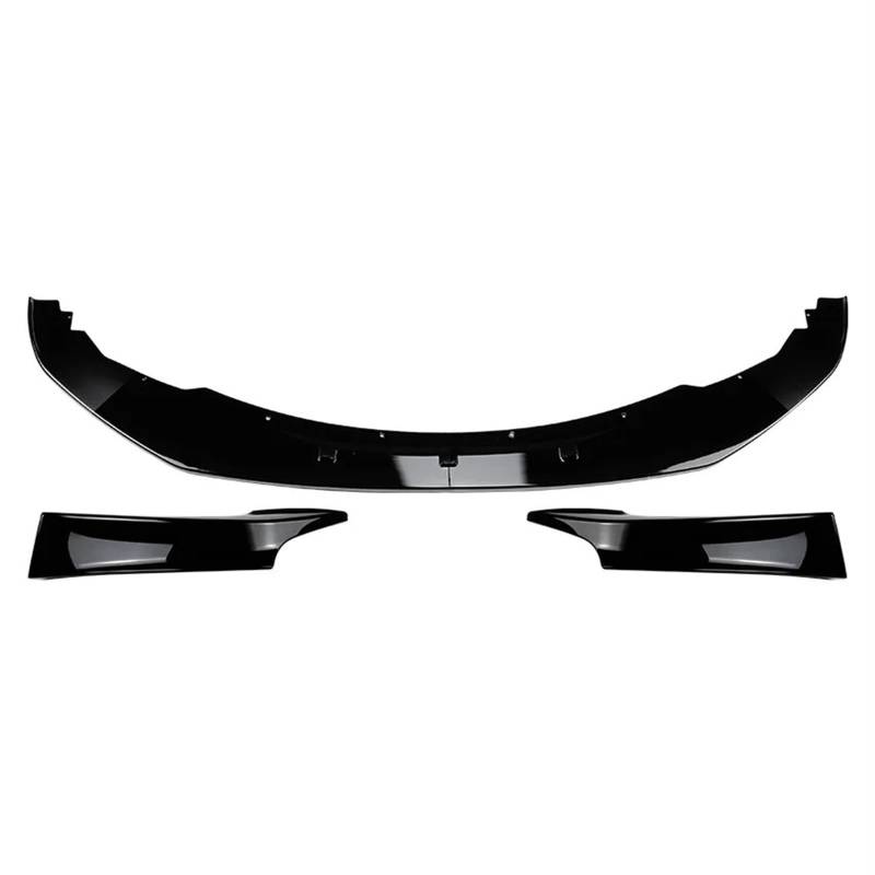 Auto Frontspoiler Für 1 Serie F20 F21 Für Sport 2012-2014 Stil Canard Abdeckung Trim Splitter Frontschürze Lip Spoiler Glänzend Schwarz Carbon Faser Vordere Stoßstange Unten(1 Set Gloss Black) von DWTNMEX