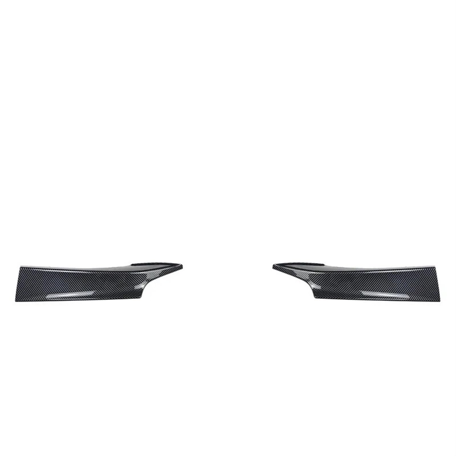 Auto Frontspoiler Für 1 Serie F20 F21 Für Sport 2012-2014 Stil Canard Abdeckung Trim Splitter Frontschürze Lip Spoiler Glänzend Schwarz Carbon Faser Vordere Stoßstange Unten(Splitter Carbon Look) von DWTNMEX