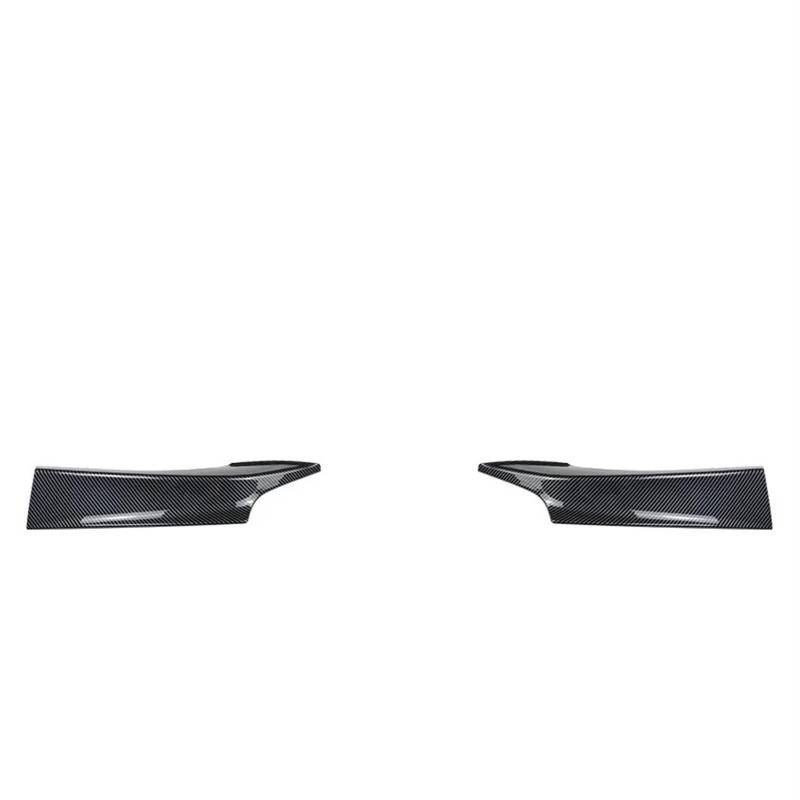 Auto Frontspoiler Für 1 Serie F20 F21 Für Sport 2012-2014 Stil Canard Abdeckung Trim Splitter Frontschürze Lip Spoiler Glänzend Schwarz Carbon Faser Vordere Stoßstange Unten(Splitter Carbon Look) von DWTNMEX