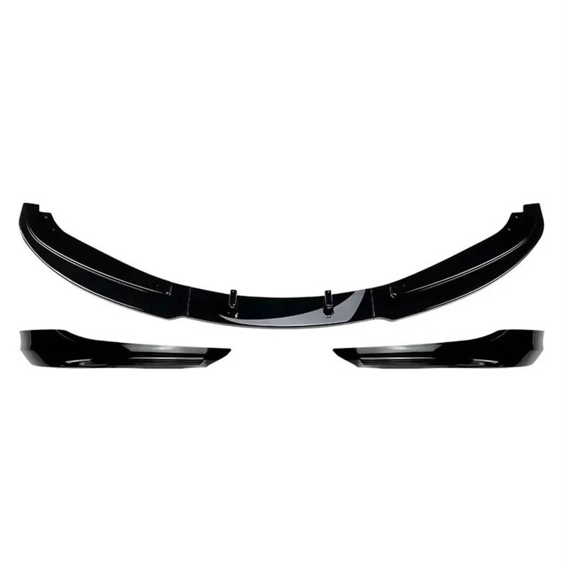 Auto Frontspoiler Für 3 Serie E90 E91 Für LCI Für Facelift 325i 330i 2007-2012 Tuning Canard Lip Diffusor Schwarz Frontschürze Lip Spoiler Splitter Vordere Stoßstange Unten(5Gloss Black A B) von DWTNMEX