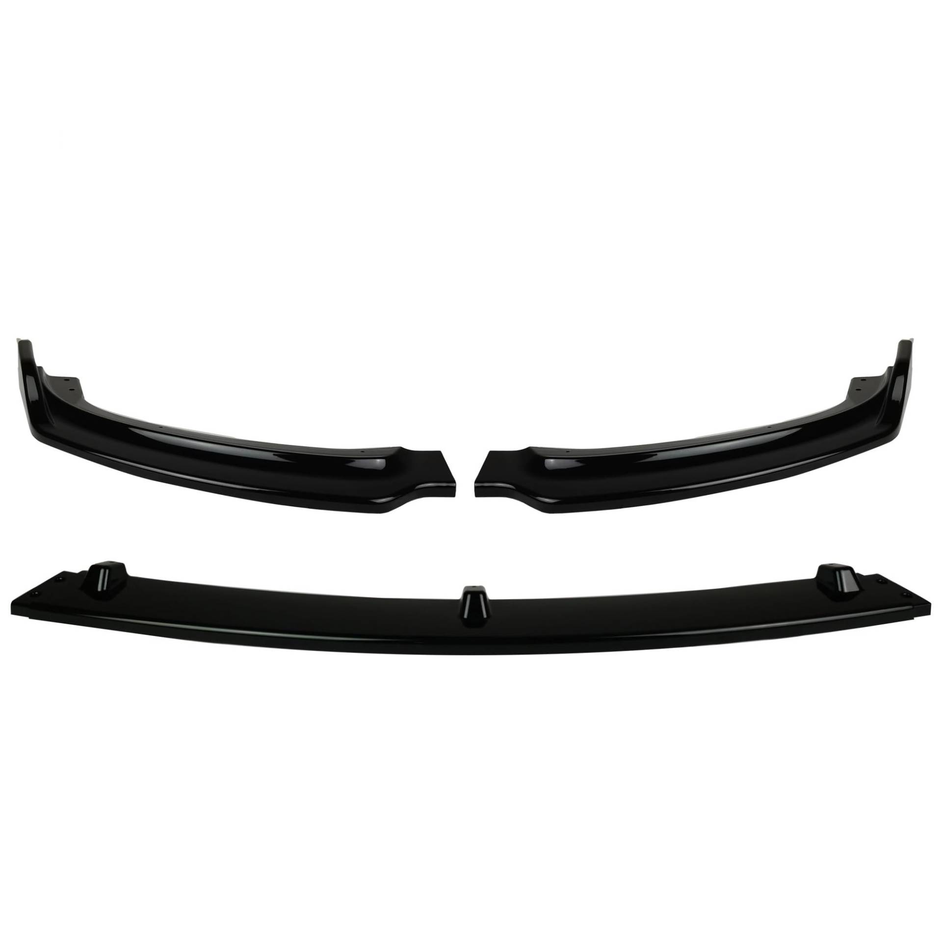 Auto Frontspoiler Für 3 Serie F30 F35 Für LCI 2016-2019 Auto Zubehör Für F30 Lippe Auto Front Stoßstange Splitter Diffusor Lip Spoiler Body Kit Vordere Stoßstange Unten(Front Gloss Black) von DWTNMEX