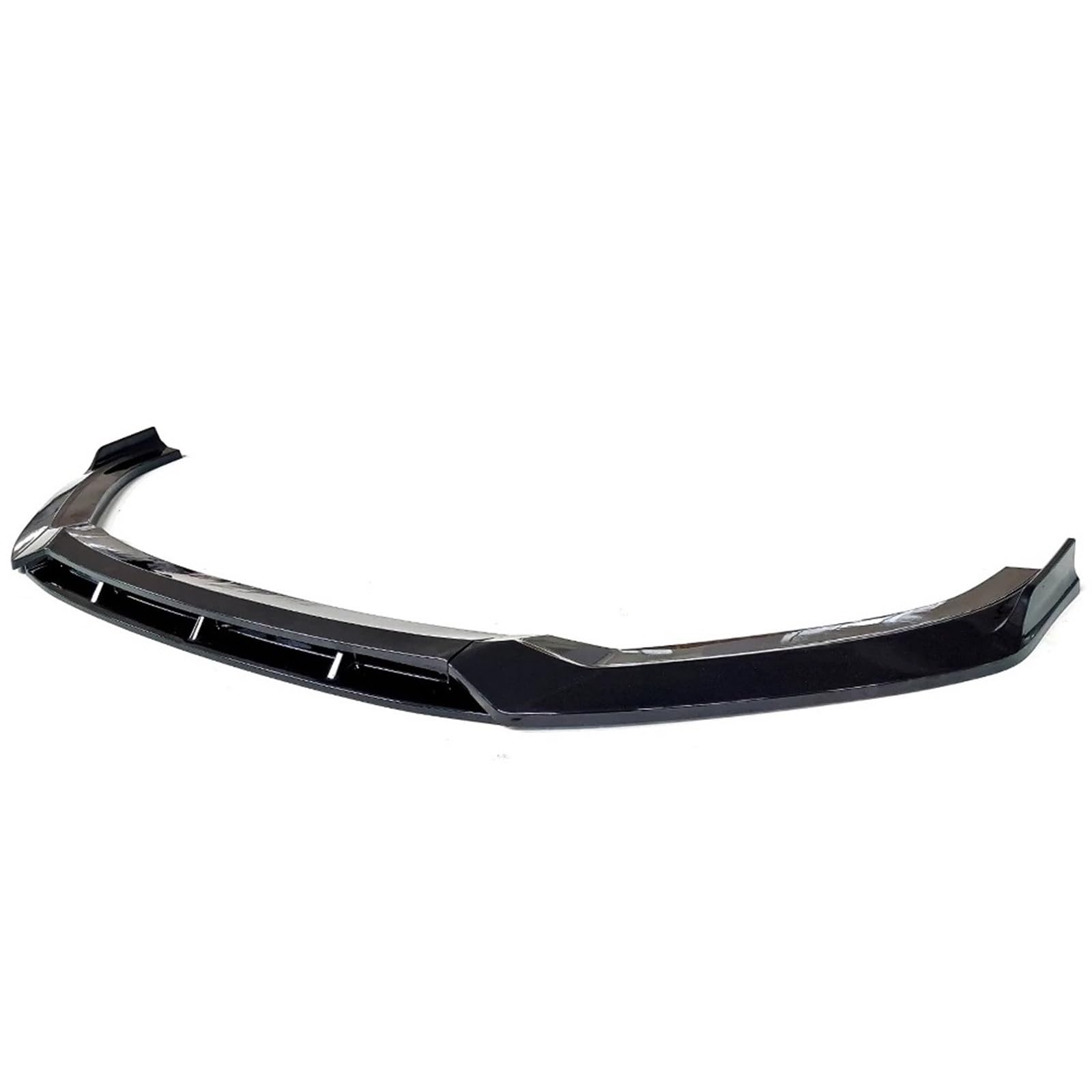 Auto Frontspoiler Für A3 S3 8V Für Facelift 2016-2019 S Linie Oder S3 Nur Carbon Faser Druck Glänzend Schwarz Frontschürze Lip Spoiler 3PCS Vordere Stoßstange Unten(Glsos Black) von DWTNMEX