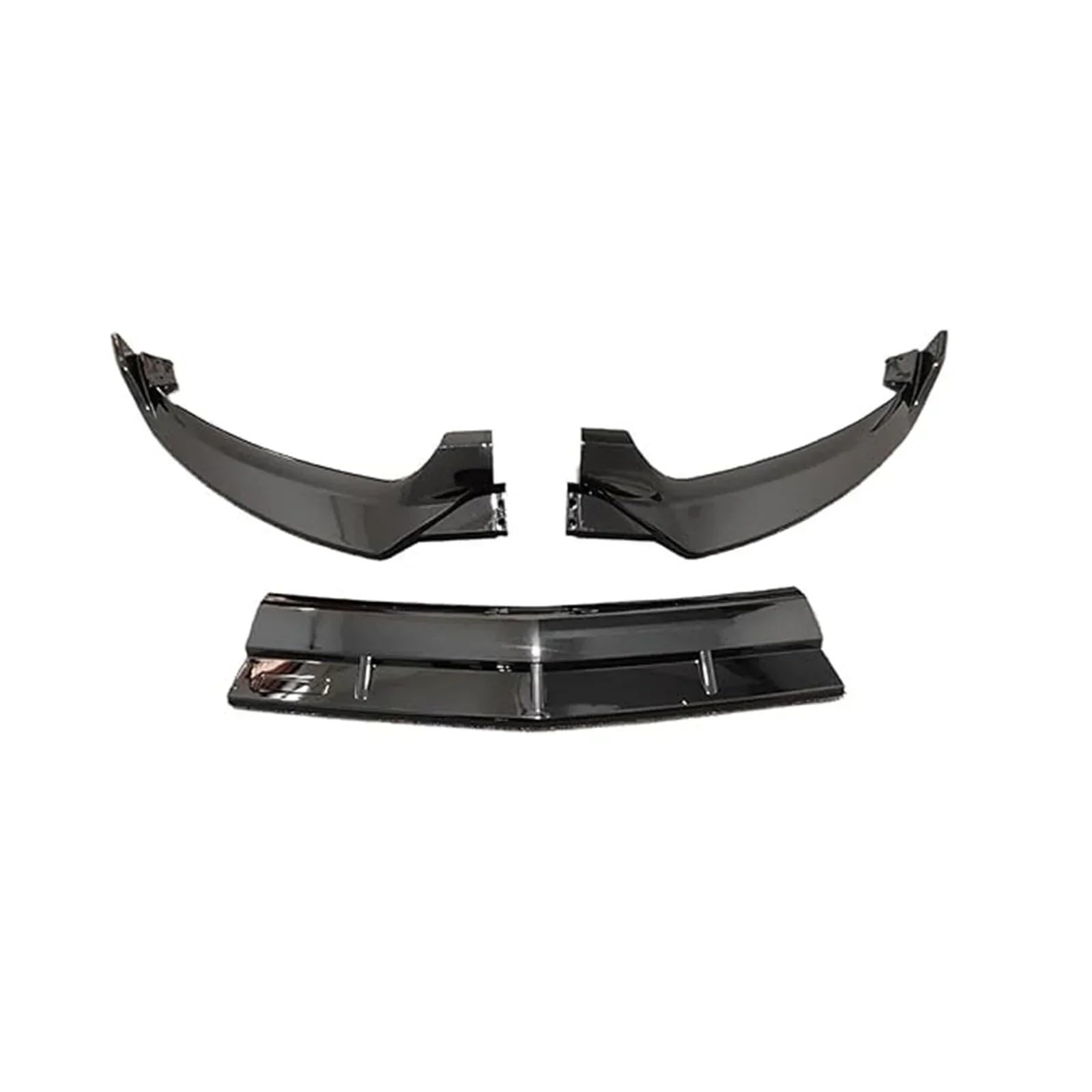 Auto Frontspoiler Für Benz C-Klasse C300 W205 C200 C160 C350e C260 C200 2015–2018 Auto Frontstoßstangenlippe Zubehör Spoiler Splitter 3 Stück Vordere Stoßstange Unten(Carbon Fiber Look) von DWTNMEX