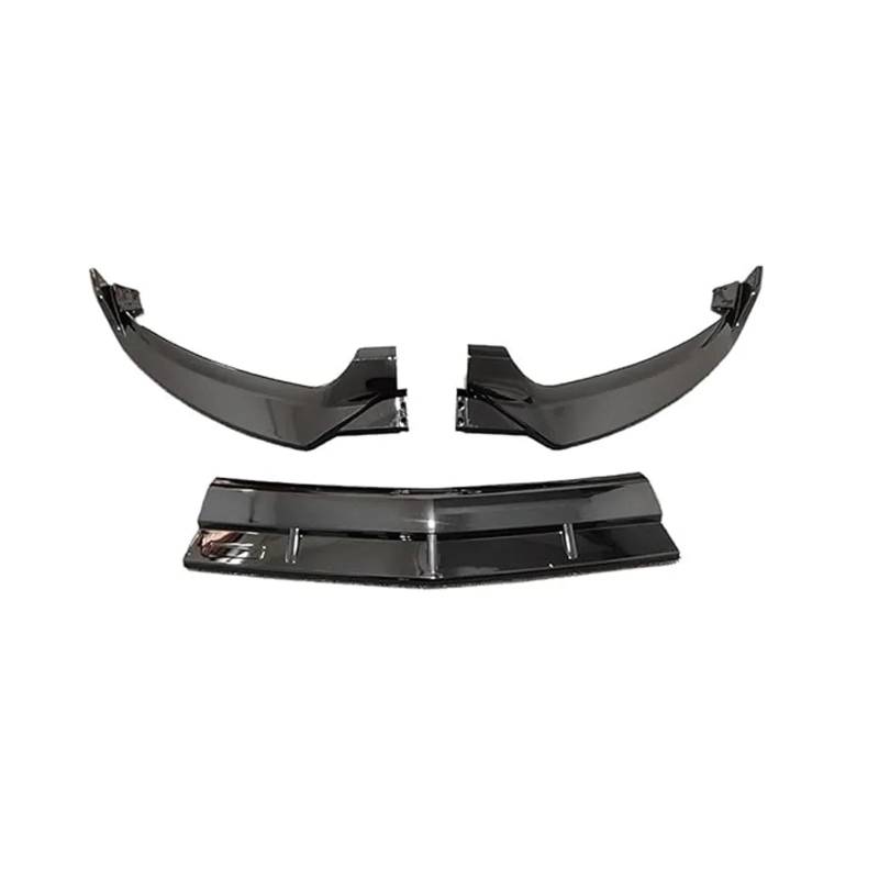 Auto Frontspoiler Für Benz C-Klasse C300 W205 C200 C160 C350e C260 C200 2015–2018 Auto Frontstoßstangenlippe Zubehör Spoiler Splitter 3 Stück Vordere Stoßstange Unten(Carbon Fiber Look) von DWTNMEX