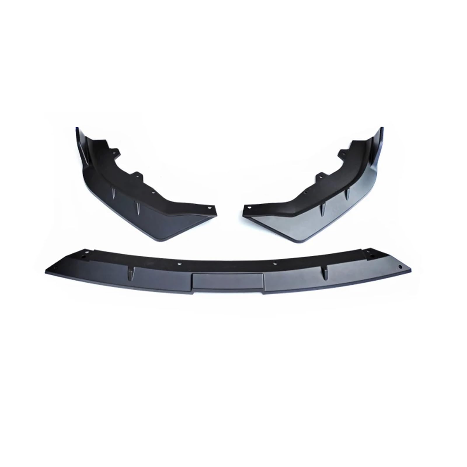 Auto Frontspoiler Für CHANGAN Für Uni-V Für UNIV 2022 3PCS Auto Zubehör Frontschürze Lip Spoiler Splitter Diffusor Abnehmbare Körper Kit Abdeckung Schutz Vordere Stoßstange Unten(Matt Black) von DWTNMEX