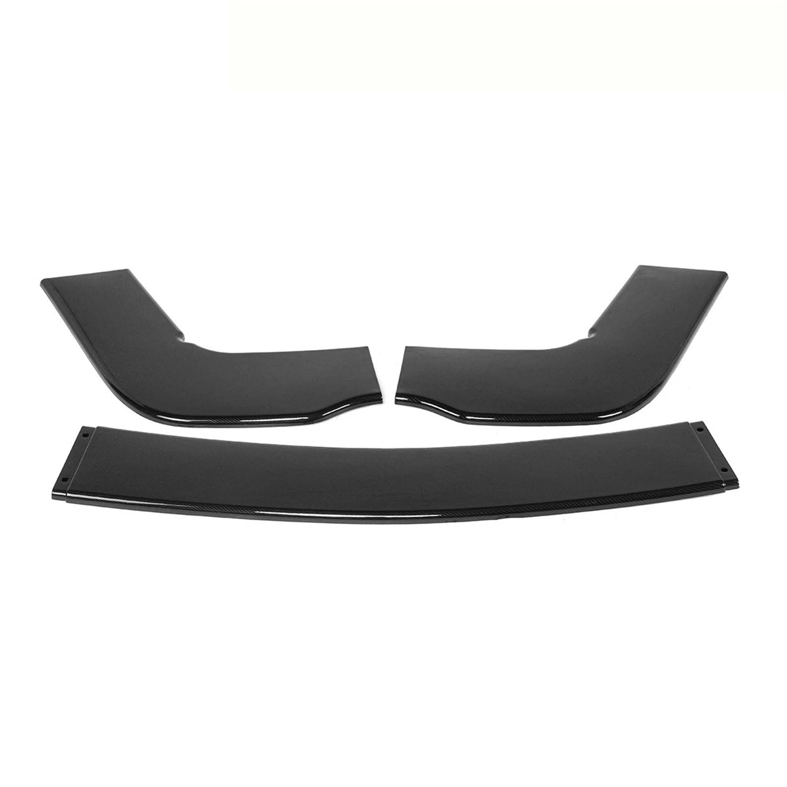 Auto Frontspoiler Für Dodge Für Challenger Für SXT Für SRT Für Hellcat 2012-2019 Alle 3PCS Auto Front Stoßstange Lip Splitter Spoiler Diffusor Schutz Abdeckung Vordere Stoßstange Unten(Carbon Fiber) von DWTNMEX