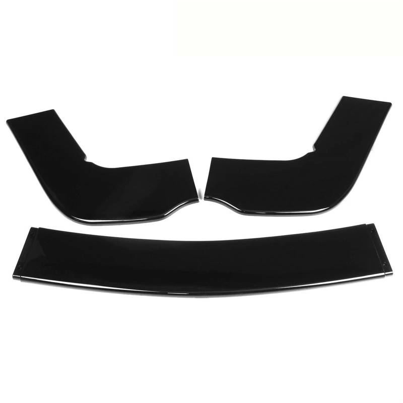 Auto Frontspoiler Für Dodge Für Challenger Für SXT Für SRT Für Hellcat 2012-2019 Alle 3PCS Auto Front Stoßstange Lip Splitter Spoiler Diffusor Schutz Abdeckung Vordere Stoßstange Unten(Glossy Black) von DWTNMEX