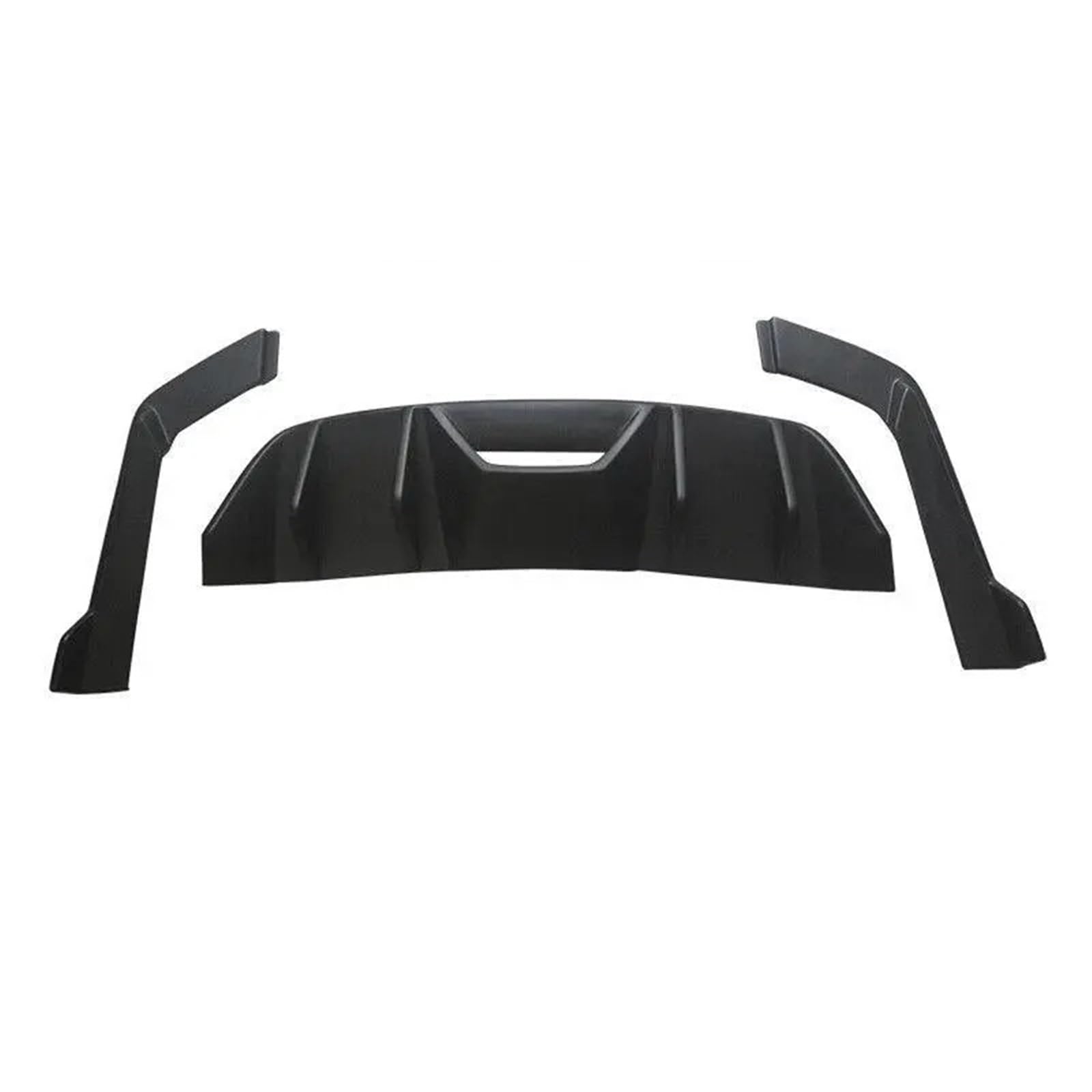 Auto Frontspoiler Für Ford Für Mustang 2015–2017 Carbon Look Glänzend Schwarz HN Stil Heckstoßstangendiffusor Und Eckschürze Splitter Spoiler Eckverlängerung Vordere Stoßstange Unten(Carbon Fiber look von DWTNMEX