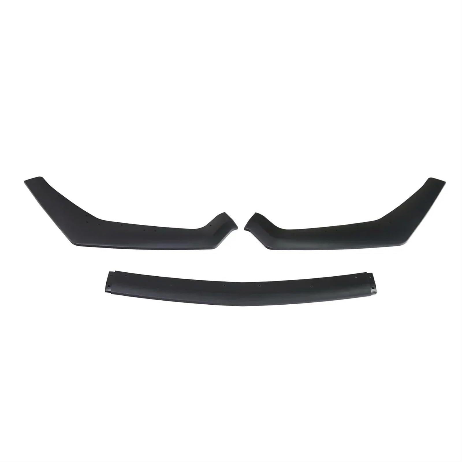 Auto Frontspoiler Für Ford Für Mustang GT 2018 2019 2020 2021 Lip Spoiler Seite Splitter Deflektor Körper Kits Wachen Zubehör 3 Stücke Auto Vordere Stoßstange Vordere Stoßstange Unten(Matte Black) von DWTNMEX