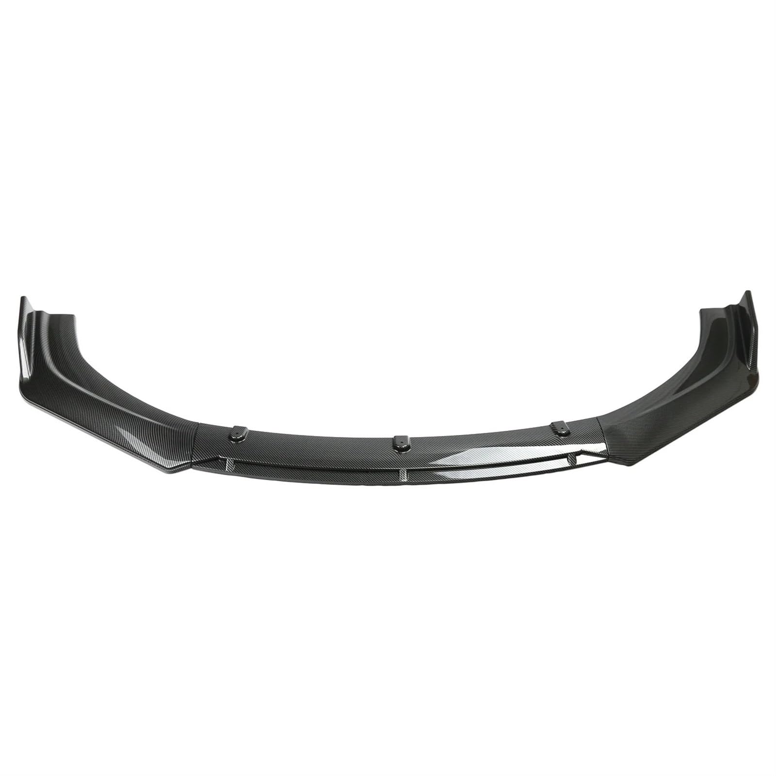 Auto Frontspoiler Für Hyundai Für Veloster 2012-2021 Auto Front Lip Splitter Körper Kit Kinn Spoiler Anti Scratch Diffusor Lip Trim Damm 3PCS Vordere Stoßstange Unten(Carbon Fiber) von DWTNMEX