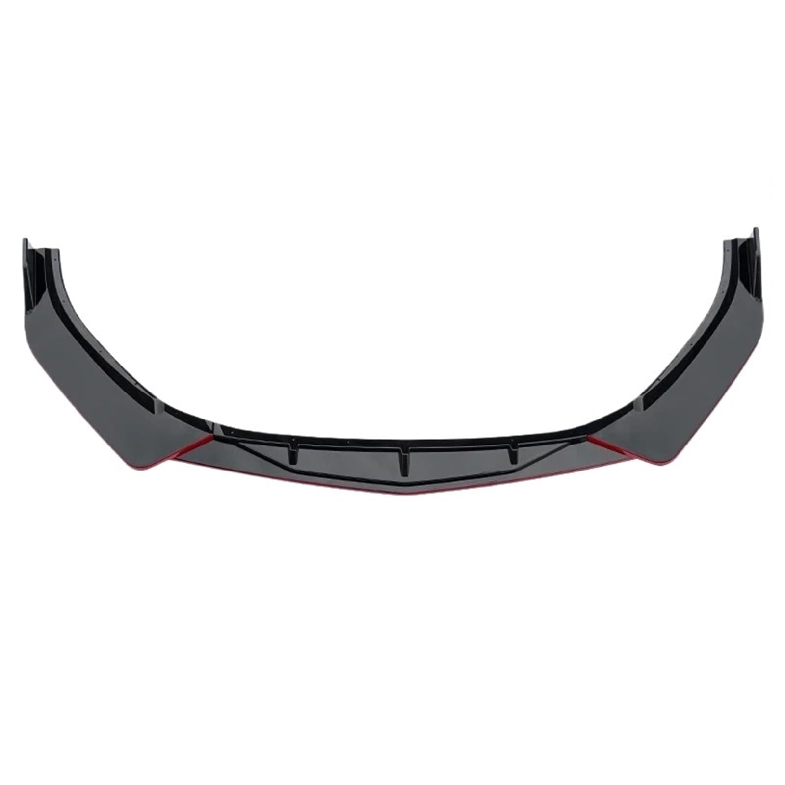 Auto Frontspoiler Für MG5 2021 2022 Auto Vorderen Stoßfänger Lippe Kinn Spoiler Splitter Diffusor Bodykit Schutz Schutz Deflektor Glasig Schwarz Zubehör Vordere Stoßstange Unten(Black Red) von DWTNMEX