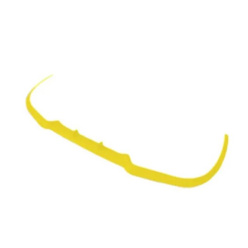 Auto Frontspoiler Für S4 RS4 B7 Für A4 Für Cupra R Front Spoiler Front STOßSTANGE Euro Spoiler Lippe Universal 3 PCs Körper Kit Tuning Vordere Stoßstange Unten(Yellow) von DWTNMEX