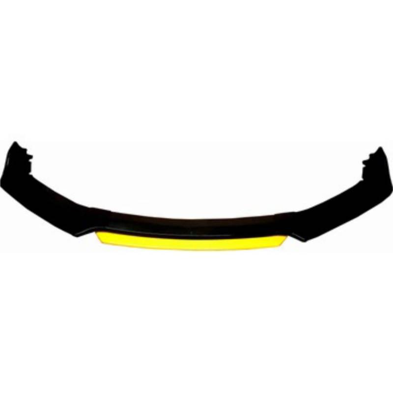 Auto Frontspoiler Für Seat Für Ibiza 2008 2017 Zubehör 5 Farboptionen Modifizierte Spoiler Außenteile Unter Stoßstange Tuning 4 Stück Frontschürze Lippe Vordere Stoßstange Unten(Yellow) von DWTNMEX