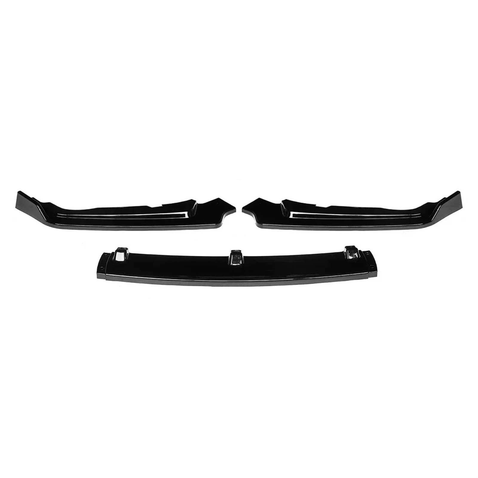 Auto Frontspoiler Für Subaru Für BRZ 2015 2016 2017 Glänzend Schwarz Carbon Look Auto Front Stoßstange Lip Splitter Kinn Stoßstange Körper Kits Spoiler Vordere Stoßstange Unten(Glossy Black) von DWTNMEX