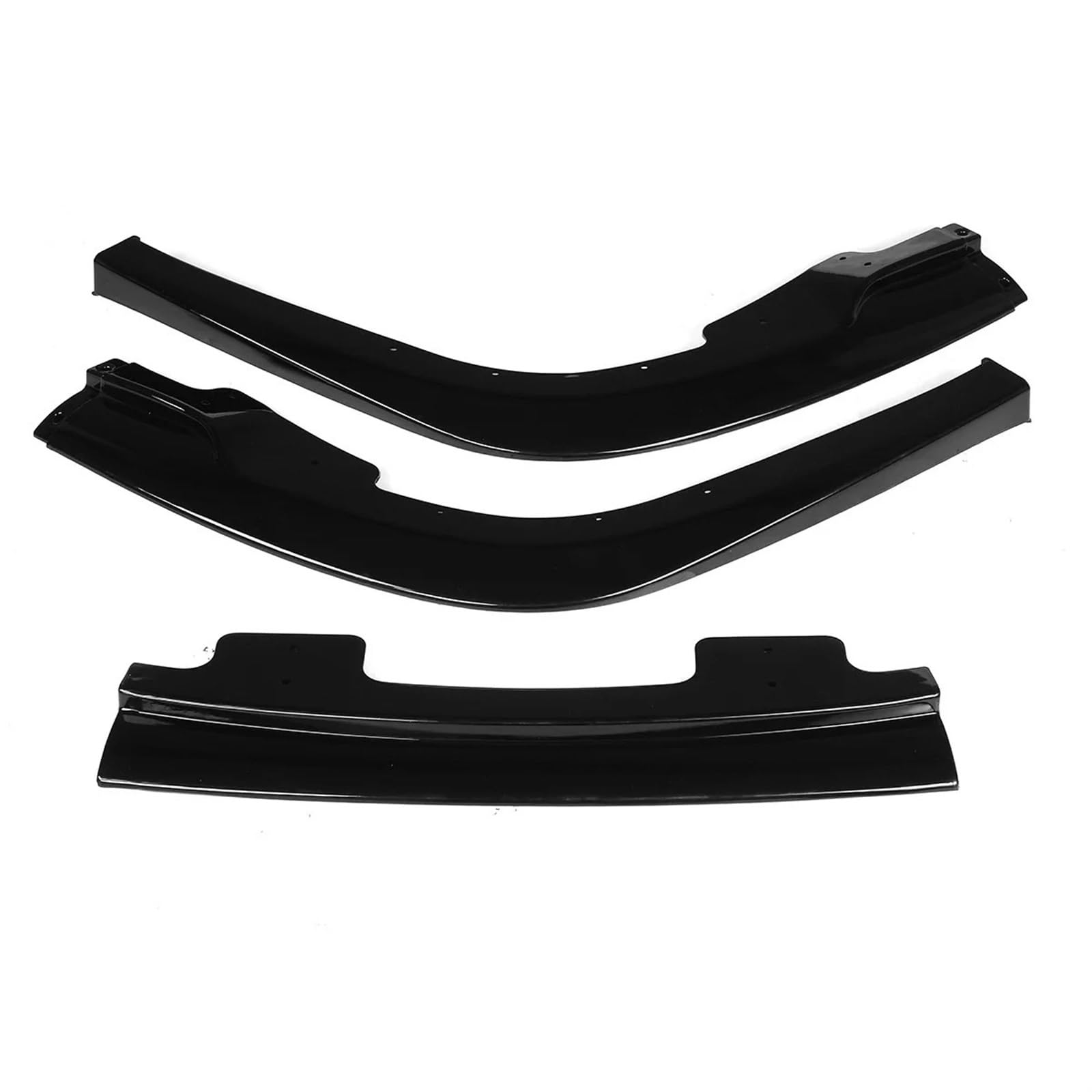 Auto Frontspoiler Für Subaru Für Impreza Für WRX Für Sti S204 2006-2007 Frontschürze Lip Spoiler Auto Frontschürze Spoiler Lip Kinn Body Kits Splitter Vordere Stoßstange Unten(Glossy Black) von DWTNMEX