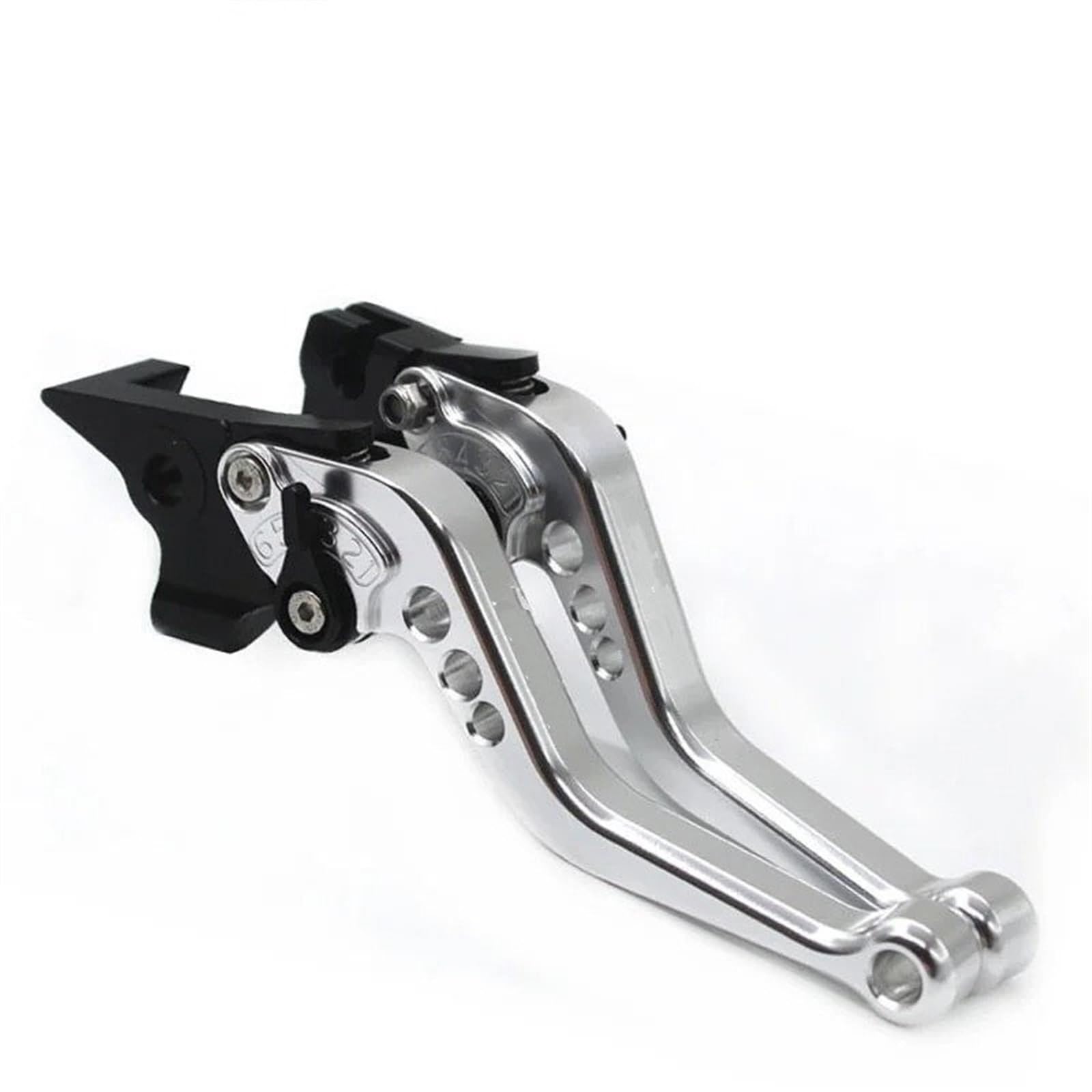 Bremshebel Motorrad Für TMAX 530 Für Tmax530 Für SX DX 2012-2020 Für TMAX 500 08-12 Motorrad CNC-Zubehör Kurzbremskupplungshebel Griff Kupplung Bremshebe(Silver) von DWTNMEX