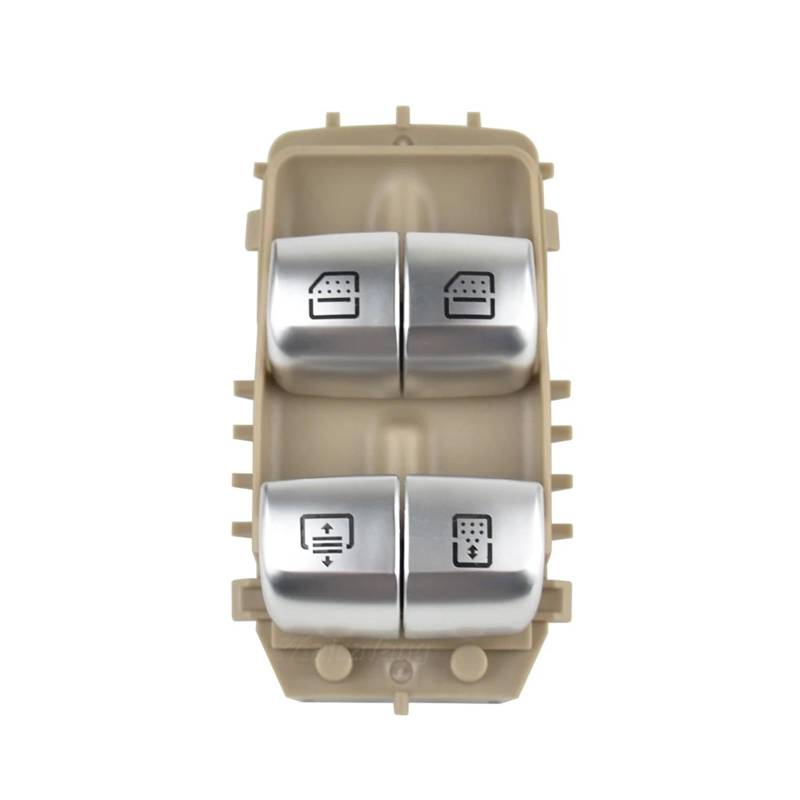 Fensterheberregler Für Benz S 450 550 560 600 63 65 A2229051505 Elektrische Power Master Fensterheber Switch Control Taste Fensterhauptschalter(Beige) von DWTNMEX