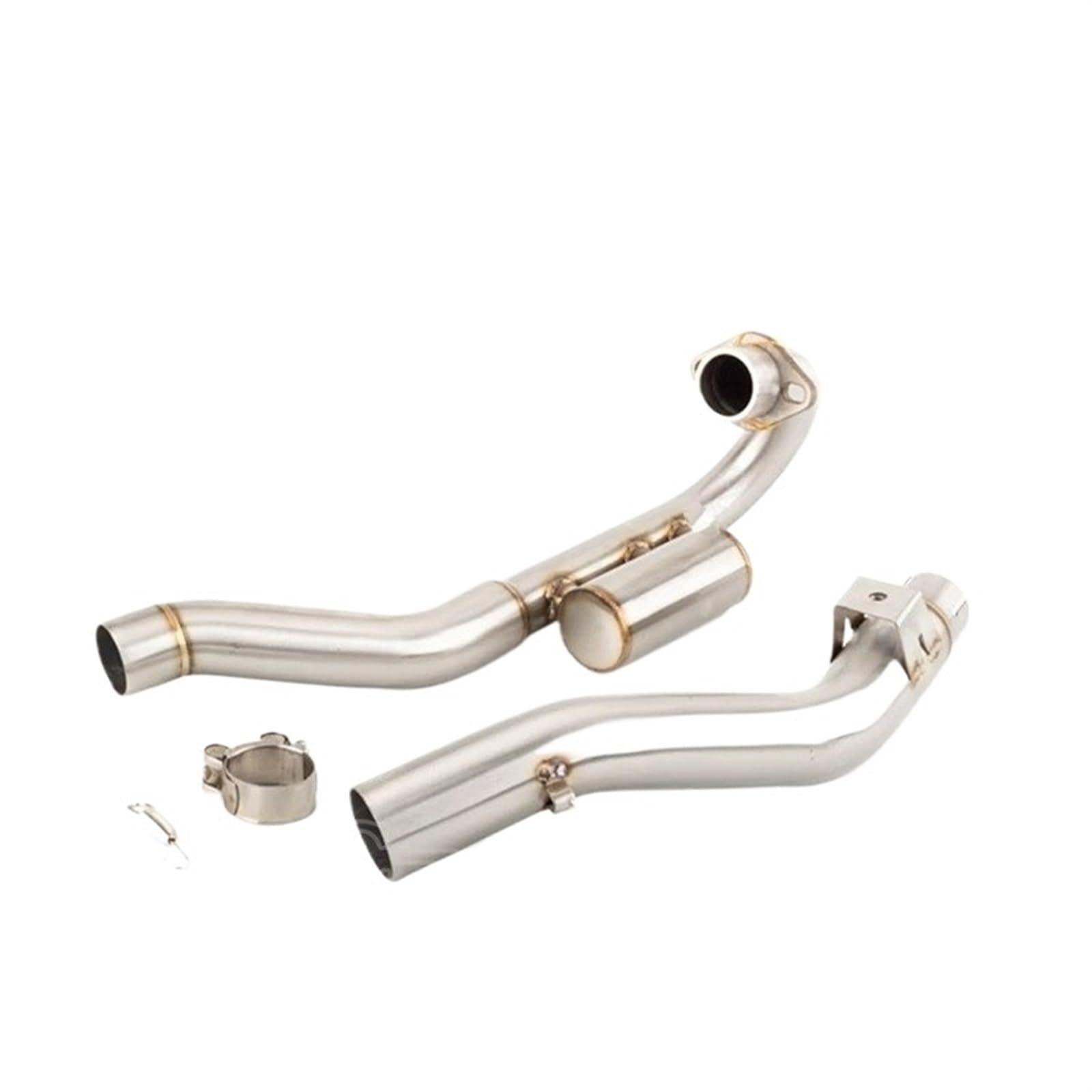 Für CRF150F Für CRF230F Für CRF250 2003-2016 Motorradauspuff Schalldämpfer Vorne Link Rohr Tubo Escape Moto System Motorrad Auspuff Mittelrohr Pipe Exhaust(Type M) von DWTNMEX