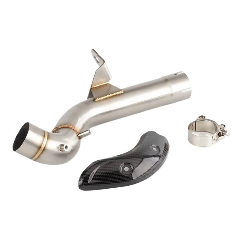 Für F750GS Für F850GS 2018-2022 F850GS Auspuff F850 Schalldämpfer Motorrad Auspuff Edelstahl Verbindungsrohr Motorrad Auspuff Mittelrohr Pipe Exhaust(B) von DWTNMEX