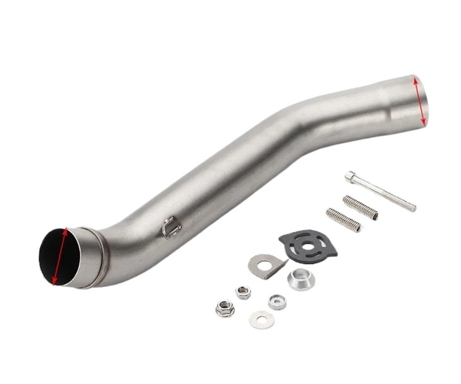 Für Kawasaki Für Z750 2004-2008 Für Z800 2013-2016 Jahre Passt 51mm Motorrad Auspuff Schalldämpfer Link Mittleren Rohr Verbinden Motorrad Auspuff Mittelrohr Pipe Exhaust(Z750) von DWTNMEX