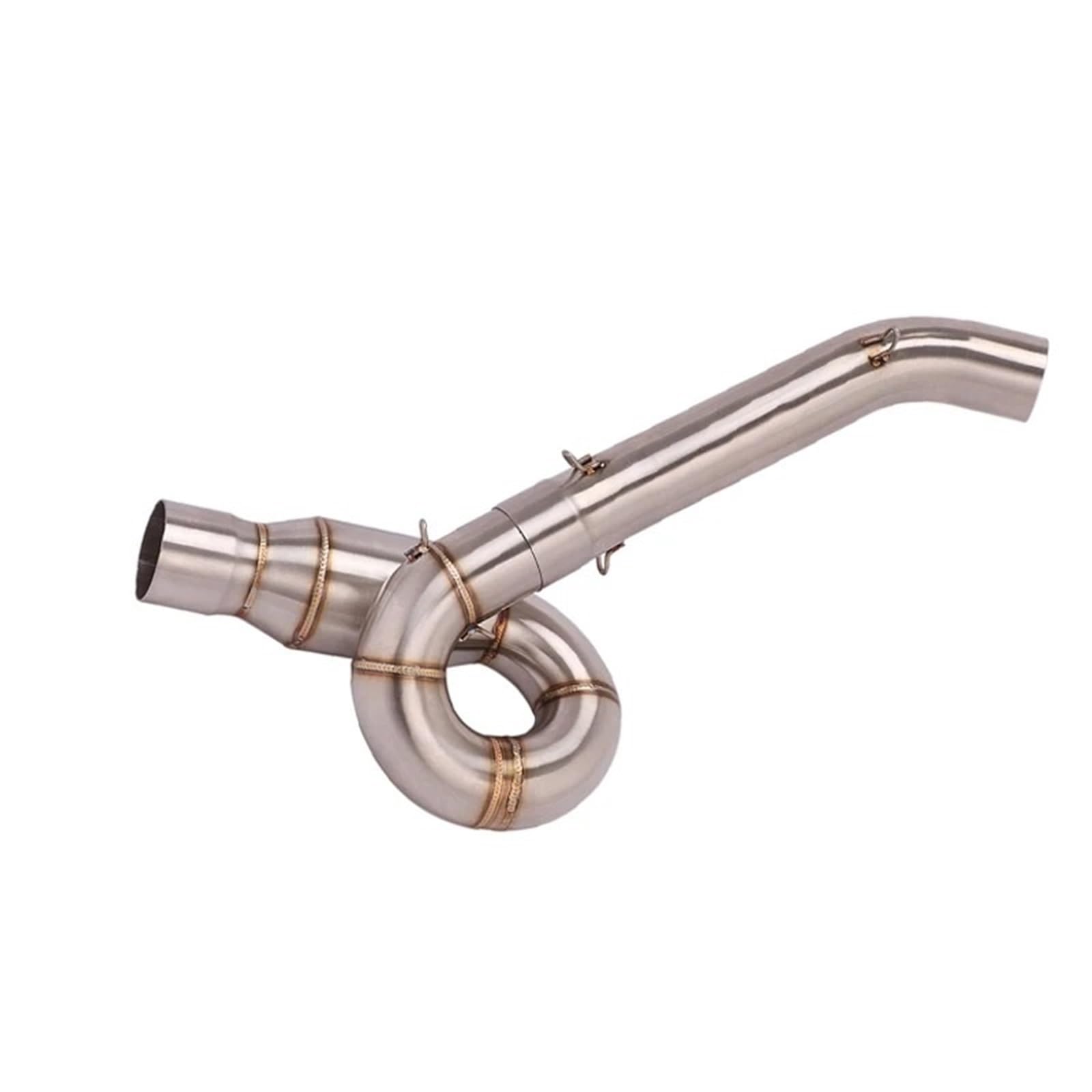 Für Kawasaki Für ZX-10R 2009-2020 Motorradauspuffanlage Moto Middle Link Pipe Connect 50,8mm Schalldämpfer Motorrad Auspuff Mittelrohr Pipe Exhaust von DWTNMEX