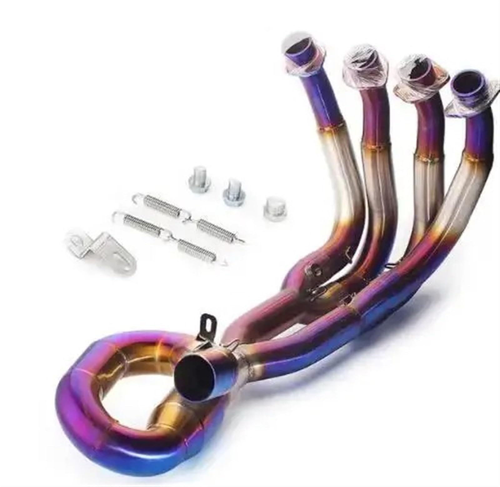 Für R6 Für YZF-R6 2006-2020 51mm Auspuff Motorrad Auspuffrohr Motorrad Auspuffanlage Vorderrohr Motorrad Auspuff Mittelrohr Pipe Exhaust(2) von DWTNMEX