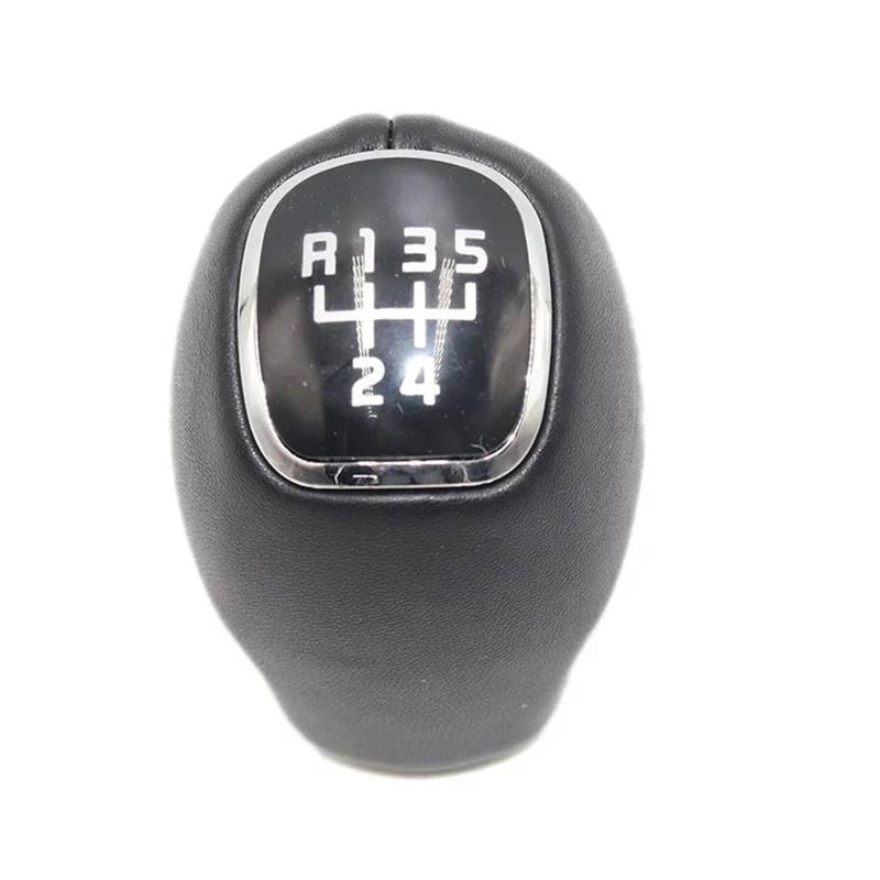 Gear Shift Knob Für Kia Für Rio Für Rio5 Für Sportage III Für Venga 5/6-Gang-Schaltknauf Aus PU-Leder Für Manuelle Gangschaltung Kopfabdeckung Schalthebel Schalthebelknopf(5 Speed) von DWTNMEX