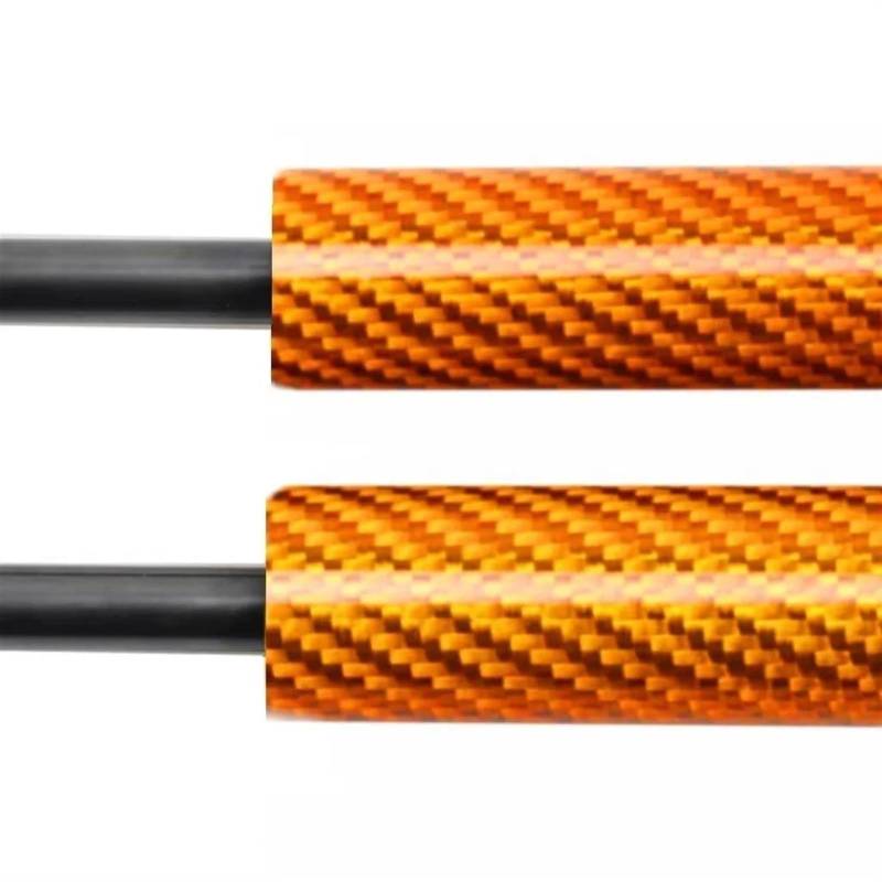 Haubendämpfer Für Laguna Für X91 3rd Haube Dämpfer 2007-2015 Vordere Motorhaube Ändern Gas Streben Lift Unterstützt Refit Kolben Stangen Stoßdämpfer Motorhaubendämpfer(Carbon Fiber Orange) von DWTNMEX