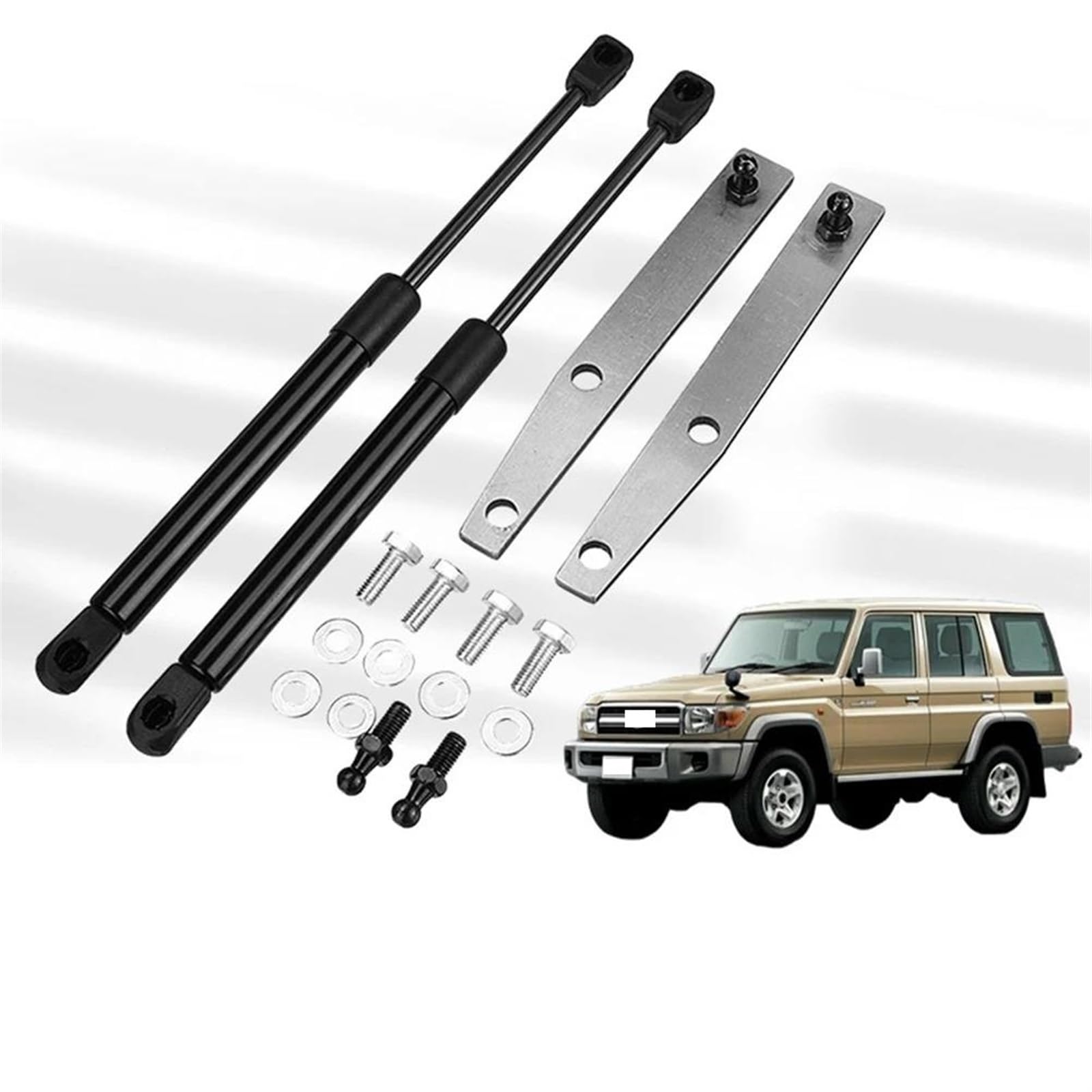 Haubendämpfer Für Toyota Für Land Für Cruiser 70 Serie LC70 LC75 LC76 LC78 LC79 Zubehör Vorderen Haube Haube Gas Strut Dämpfer Conversion Kits Motorhaubendämpfer von DWTNMEX