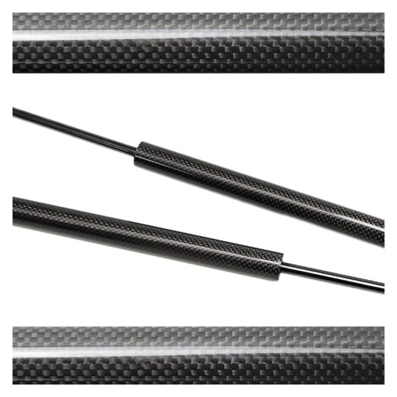 Heckklappe Strut Für Peugeot 5008 MPV 2009–2016 Heckklappe Kofferraum Kohlefaser Gasfeder Stoßdämpfer Dämpfer Absorber 58 cm Heckklappenstreben(Black Carbon Fiber) von DWTNMEX