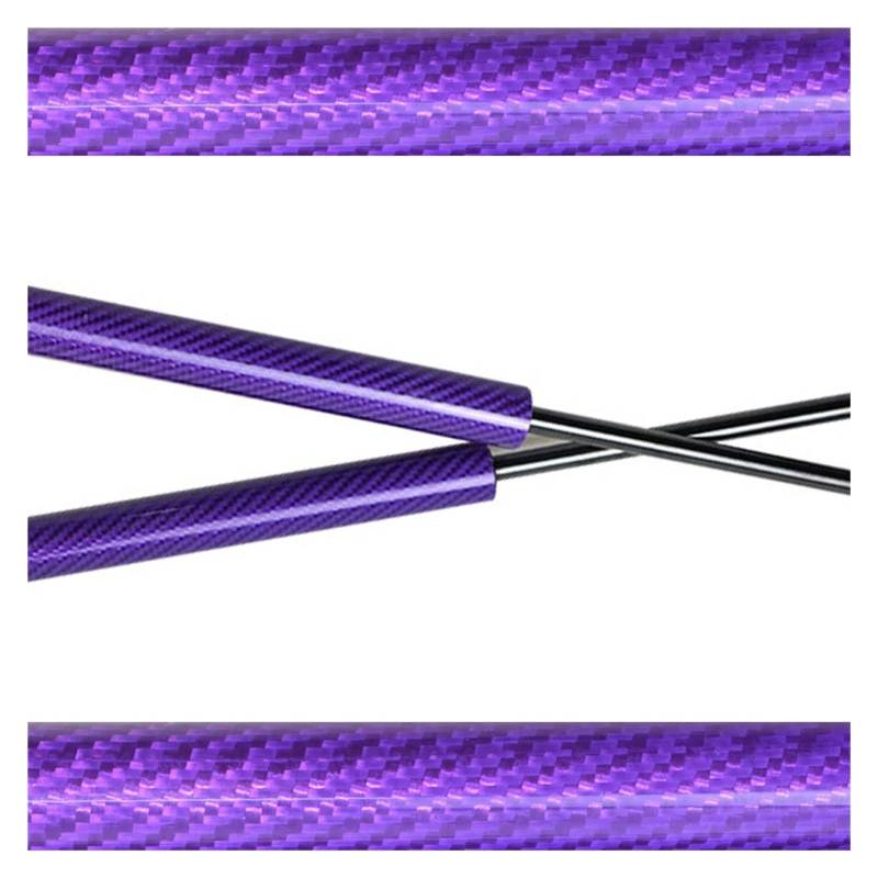 Heckklappe Strut Für Peugeot 5008 MPV 2009–2016 Heckklappe Kofferraum Kohlefaser Gasfeder Stoßdämpfer Dämpfer Absorber 58 cm Heckklappenstreben(Purple Carbon Fiber) von DWTNMEX