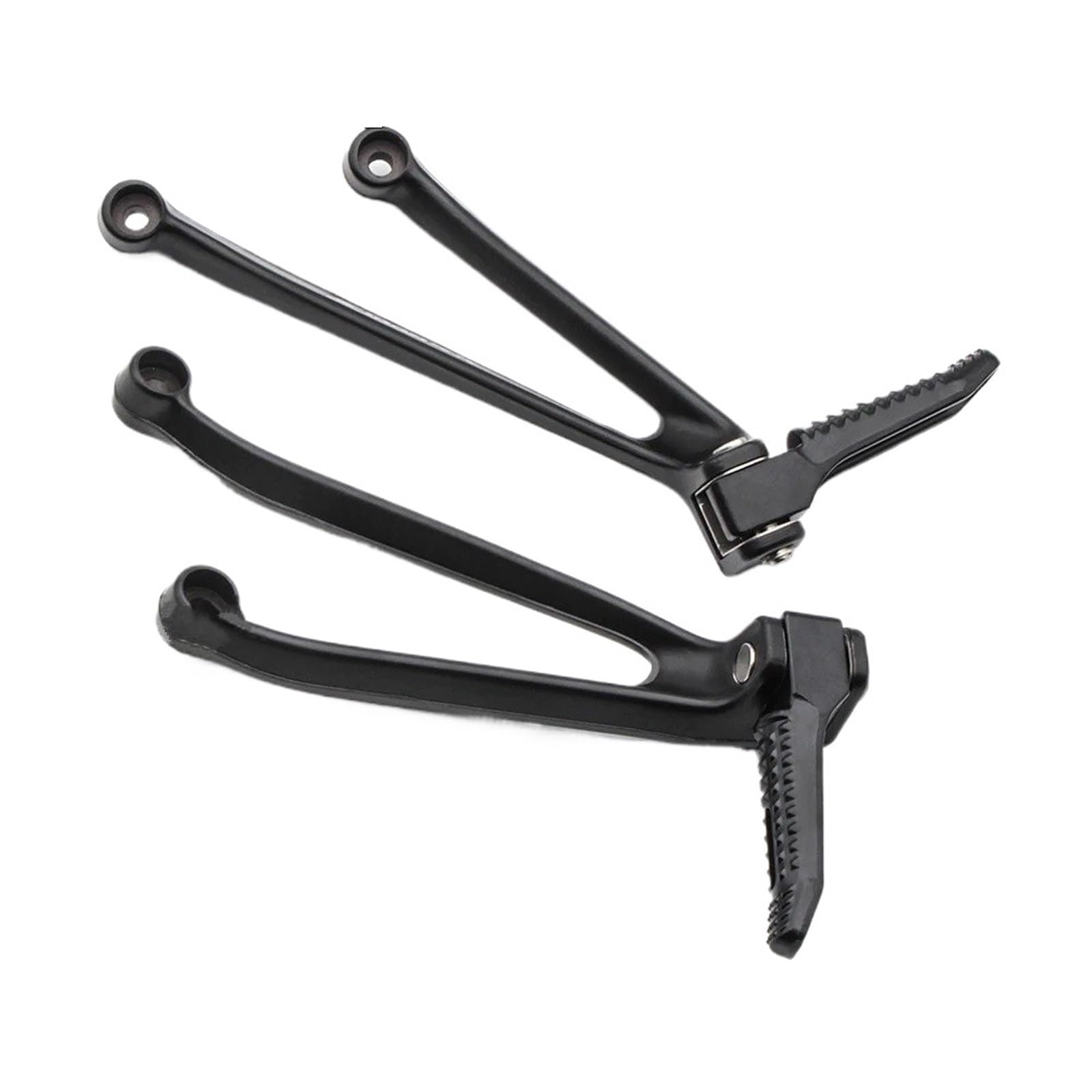 Motorrad Fußrasten Für S1000RR Für S1000R Für S1000RR 2009-2017 Hinten Passagier Fußrasten Fuß Peg Rest Pedal Halterung Kit Fussrasten Motorrad(Bracket Black-L) von DWTNMEX