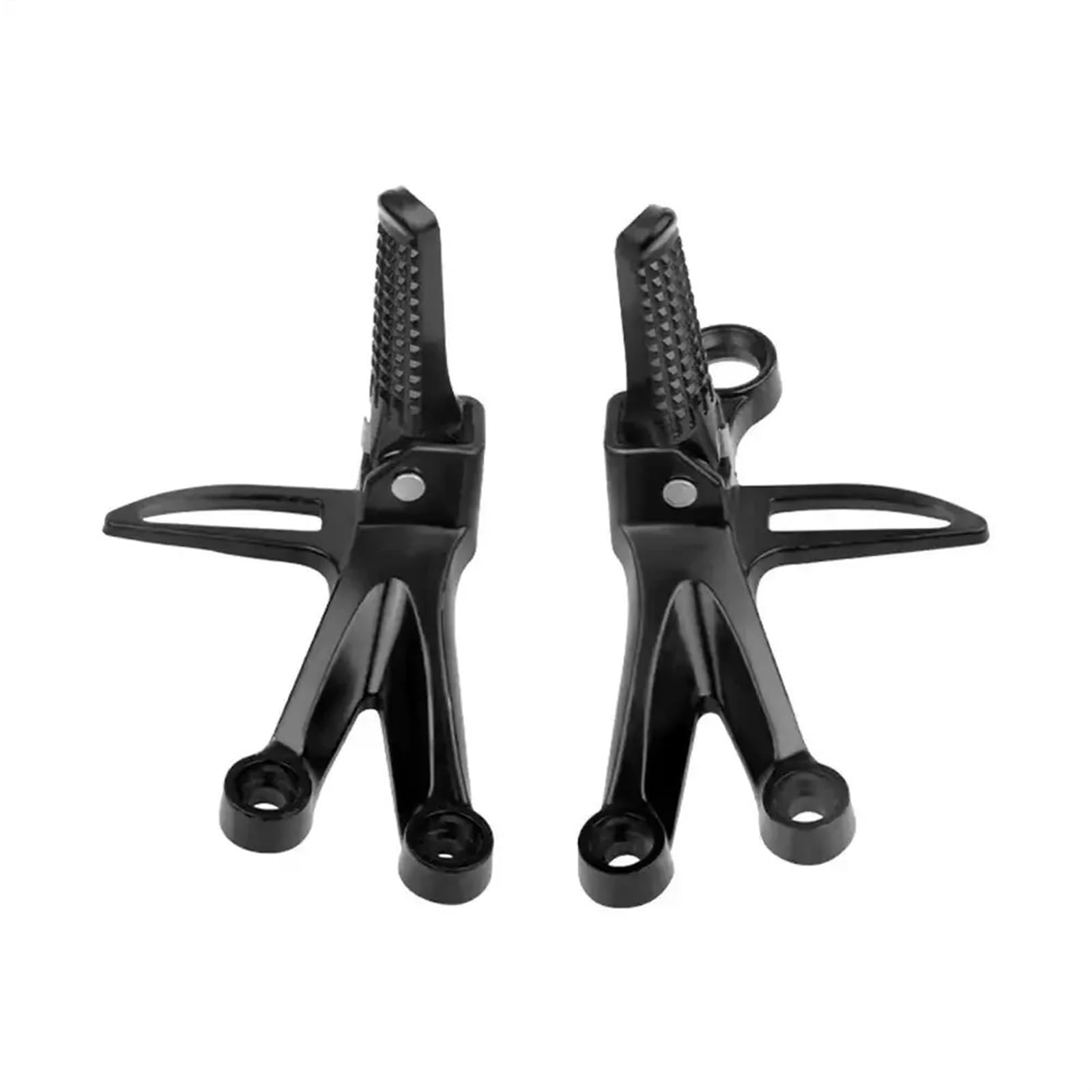 Motorrad Fußrasten Für Suzuki Für Raider 150 2 Stücke Aluminiumlegierung Motorrad Crash-beständig Und Langlebig Fußrasten Ruht Motorrad BikePegs Fussrasten Motorrad(Black) von DWTNMEX