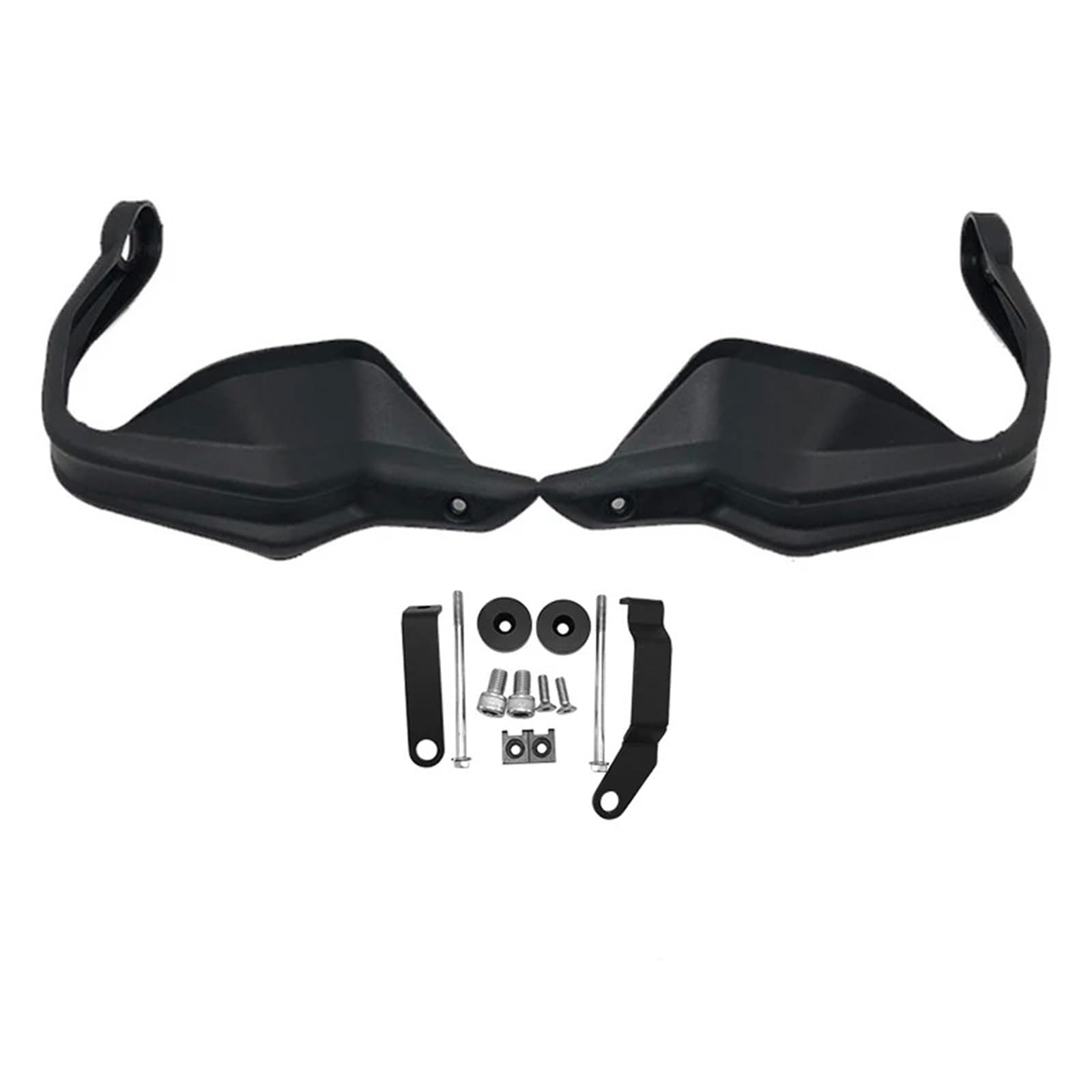 Motorrad Griffschutz Schild Für CFMOTO Für 650GT Für 400GT Motorrad Zubehör Handprotektoren Schild Wachen Windschutzscheibe Hand Wind Schutz Lenker Griffschutz Schild(Handguard Black) von DWTNMEX