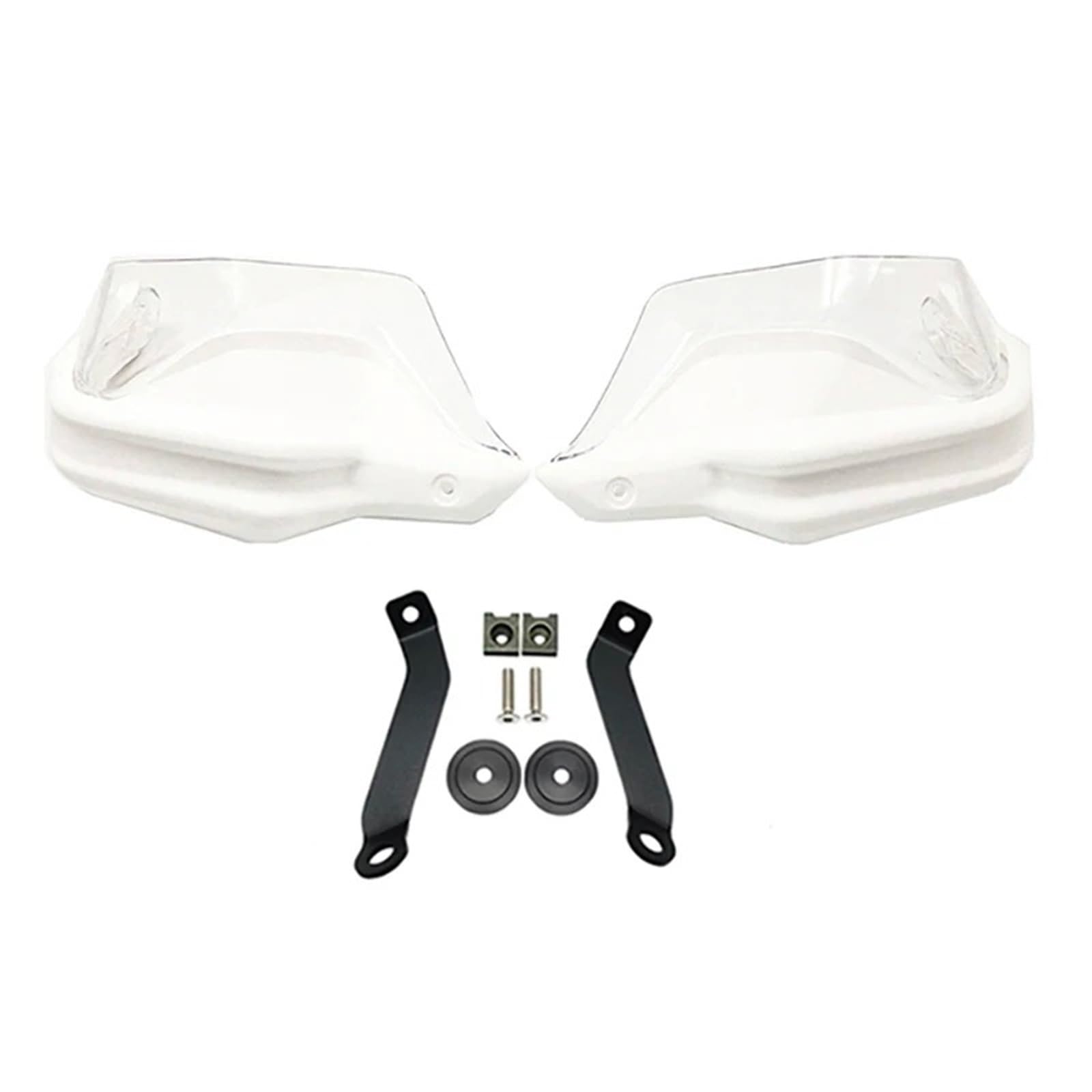 Motorrad Griffschutz Schild Für NC750 X 2014-2023 Für NC750 X Für DCT 2013-2020 Motorrad Handschutz Hand Schutz Wind Schild Hand Guards Abdeckung Lenker Griffschutz Schild(White Set) von DWTNMEX